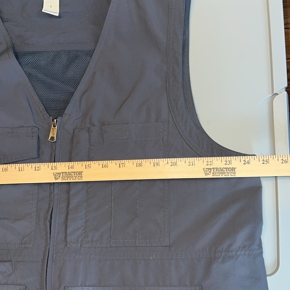 Duluth Gray Vest Fishing Photography Hunting Hiking Working Men’s Large - Picture 5 of 7